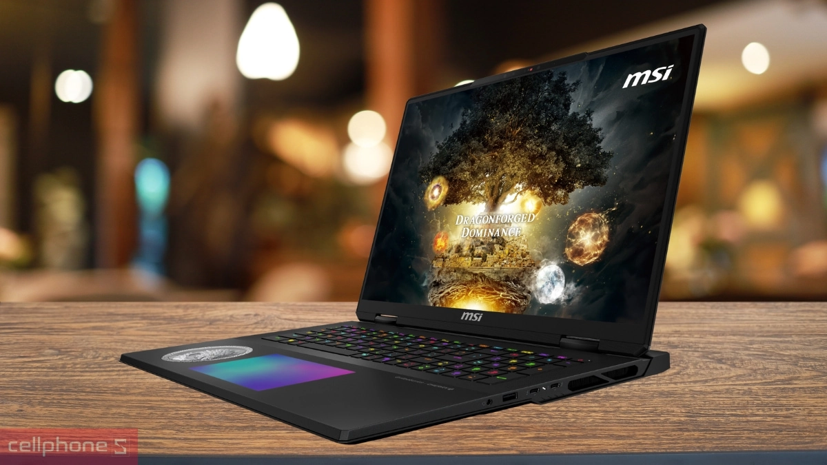 Hiệu suất AI ấn tượng của laptop MSI Titan 18 HX AI Dragon Edition Norse Myth A2XWJG-034VN