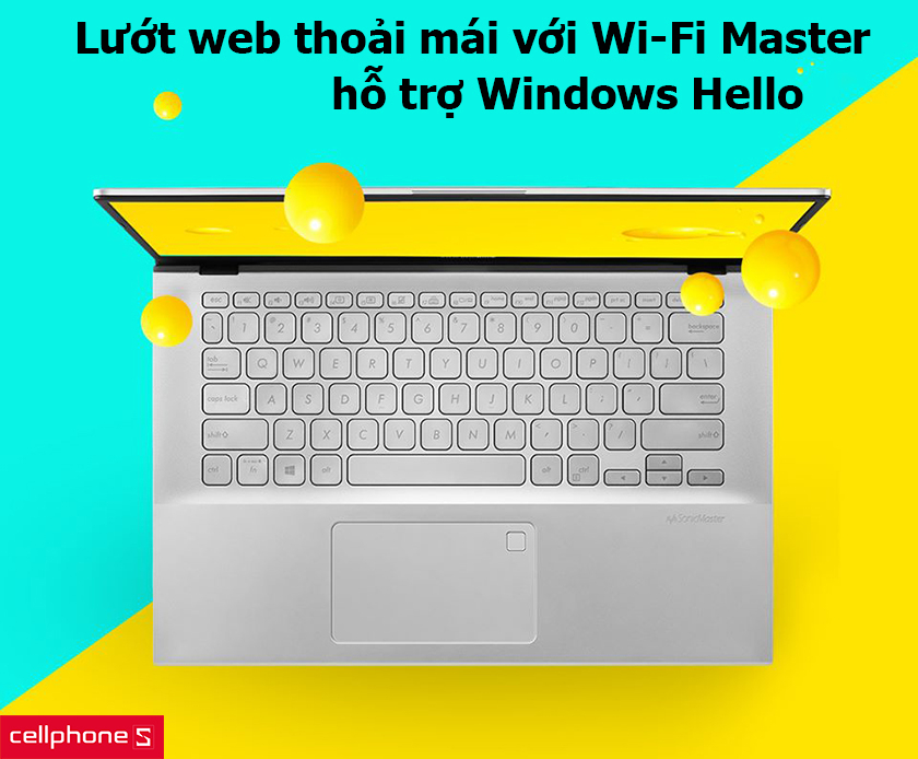 Lướt web thoải mái với Wi-Fi Master, hỗ trợ Windows Hello