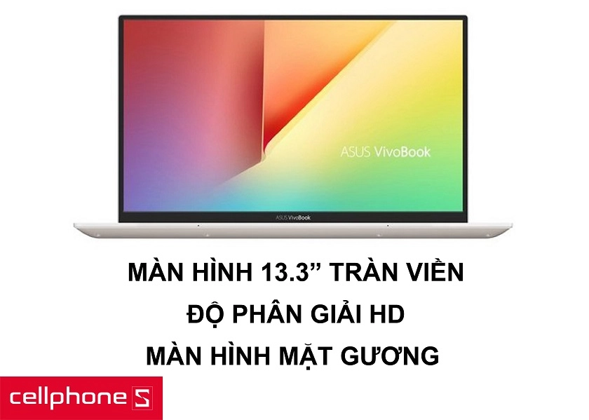 Màn hình trên S330FN-EY037T có kích thước 13.3 inches