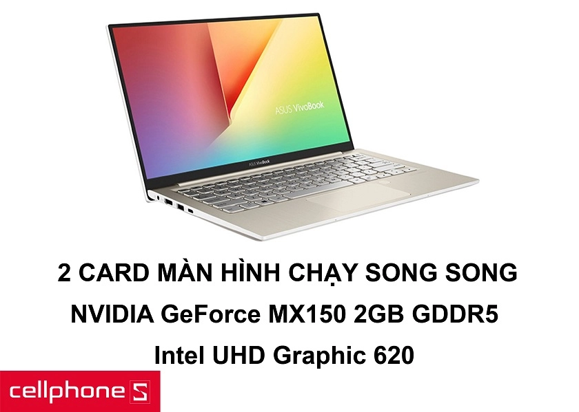 Xử lý đồ họa tốt với bộ 2 card đồ họa Nvidia và Intel cùng bộ lưu trữ 512GB SSD