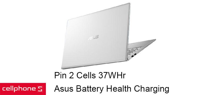 Pin 2 Cells 37WHr, công nghệ Asus Battery Health Charging