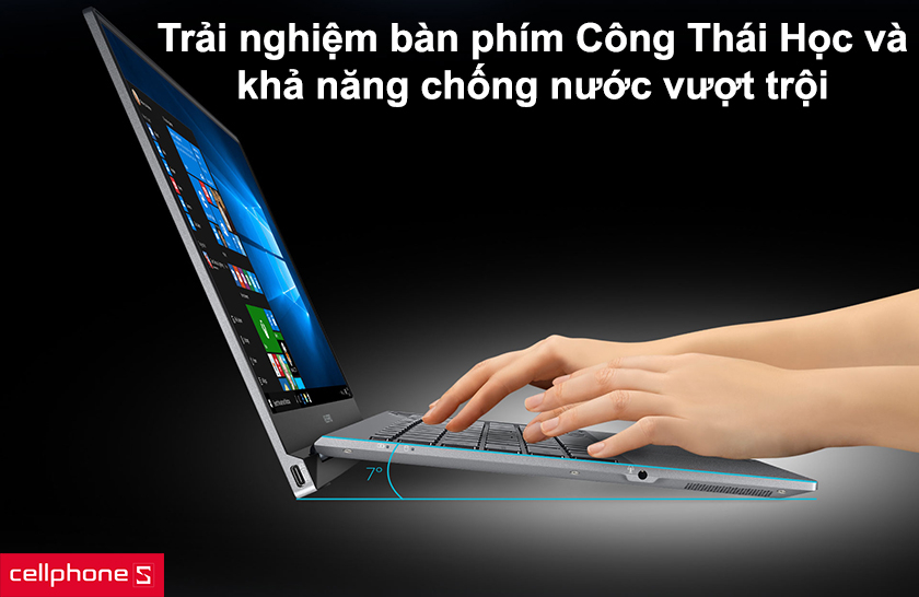 Trải nghiệm bàn phím Công Thái Học và các cổng kết nổi SimPro Dock đa dạng