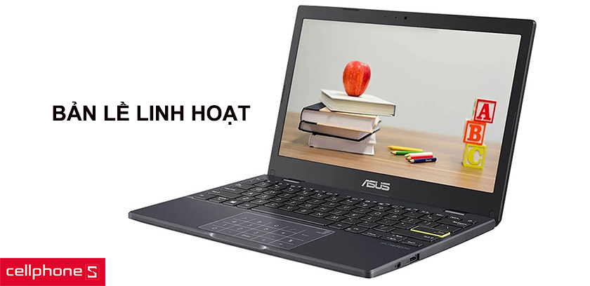 Bản lề linh hoạt, gập mở 180 độ