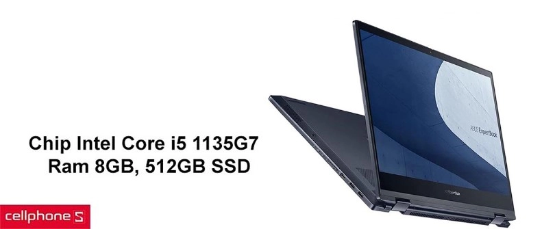 Hoạt động mạnh mẽ với con chip Intel i5, pin dung lượng lớn