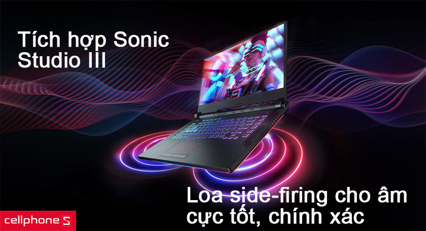 Trang bị các loa side-firing mang lại chất âm cực tốt