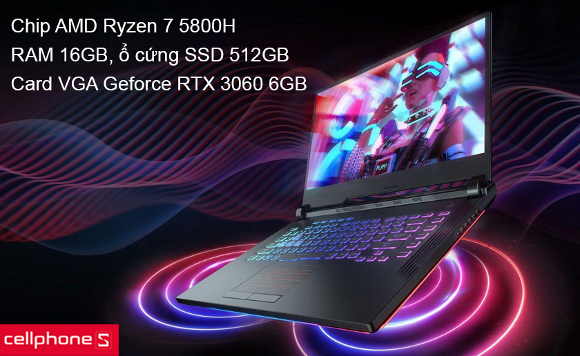 hiệu năng mạnh mẽ làm chủ mọi trận game