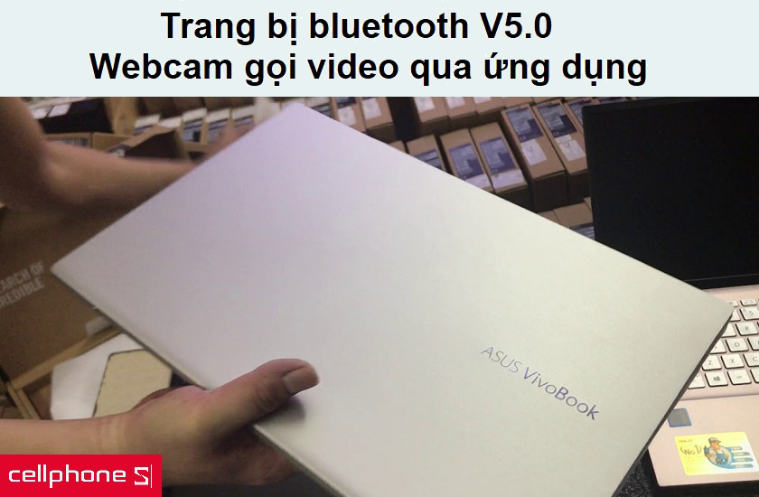 Được trang bị bluetooth 5.0 và webcam giúp gọi video qua ứng dụng
