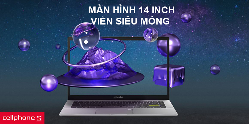 Màn hình 14 inches viền siêu mỏng