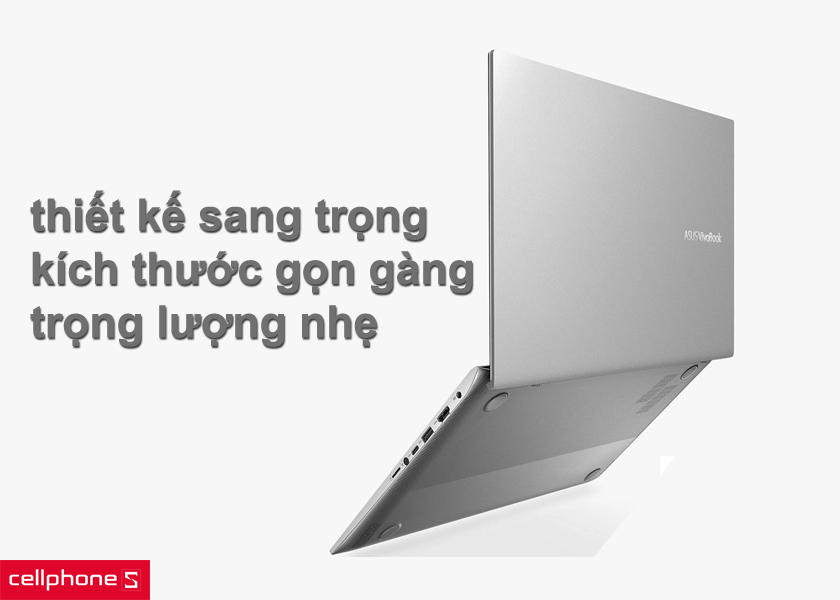 Laptop Asus S531FL - BQ192Tsở hữu thiết kế mỏng nhẹ nhưng sang trọng và cá tính
