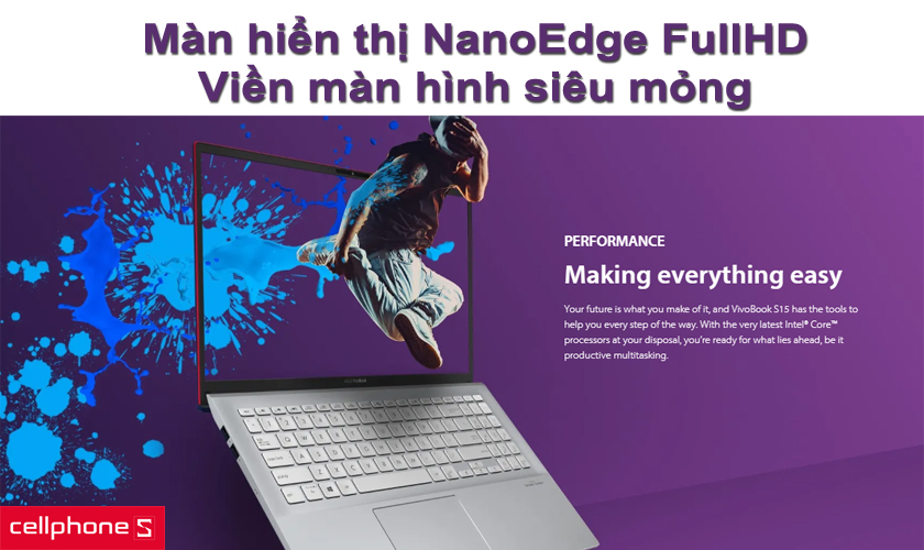 Màn hiển thị NanoEdge với viền màn hình siêu mỏng, âm thanh ấn tượng với hệ thống loa chứng nhận bởi Harman