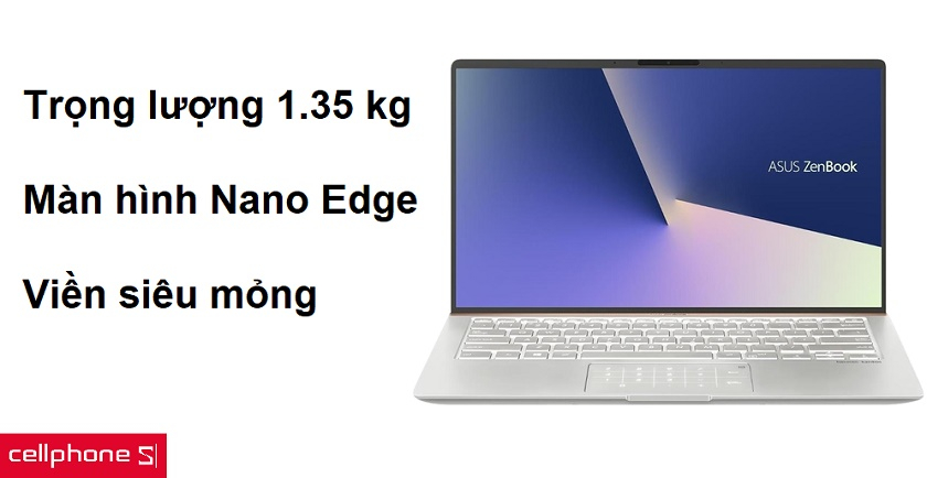 Màn hình Nano Edge 4 viền siêu mỏng cùng thiết kế gọn nhẹ cho di chuyển