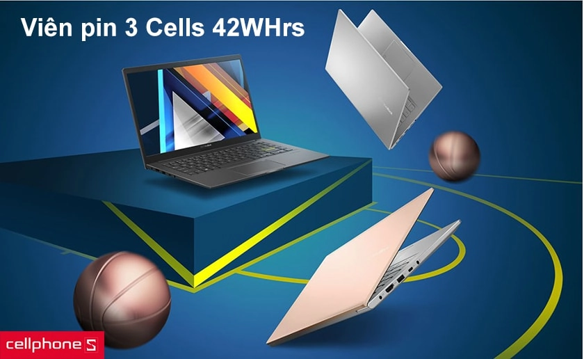 Viên pin 3 Cells 42WHrs, tăng cường âm thanh bởi Sonic Master