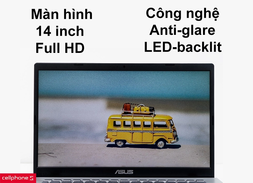 màn hình tiêu chuẩn 14 inch Full HD