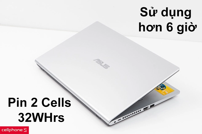 Pin 2 Cells 32WHrs sử dụng hơn 6 giờ