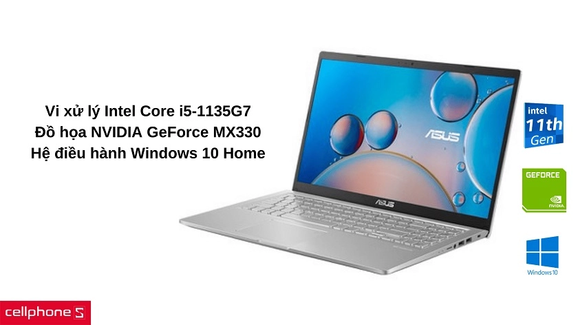 Thiết kế nguyên khối, màn hình 15.6 inch FHD chống chói