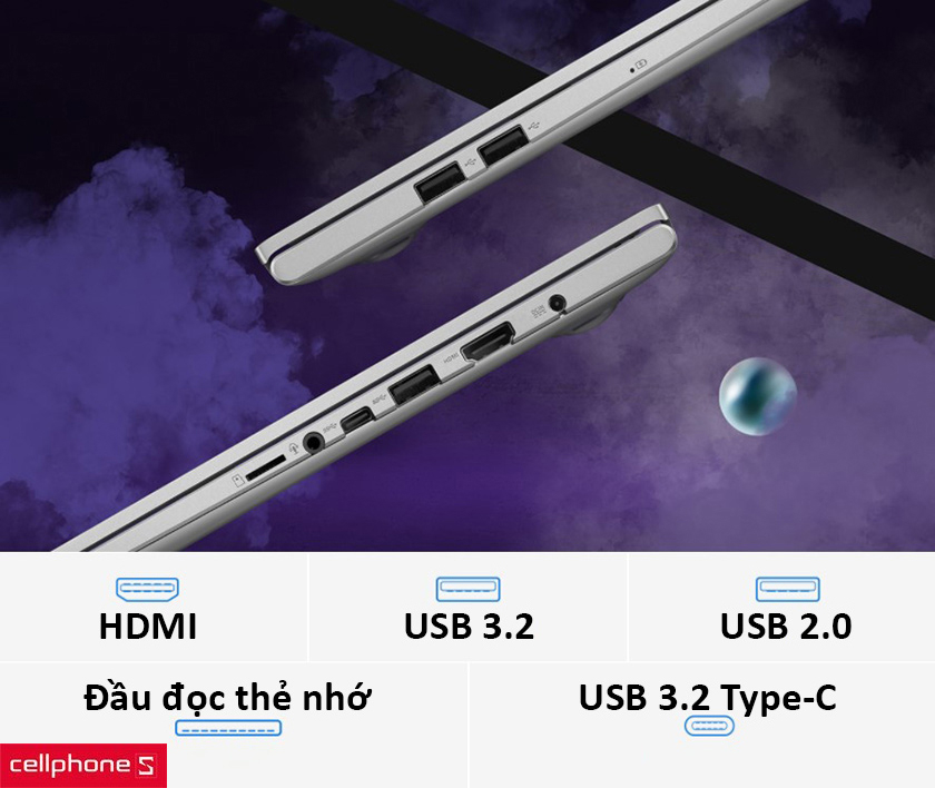 Khả năng kết nối mạnh mẽ với đa cổng kết nối hiện đại