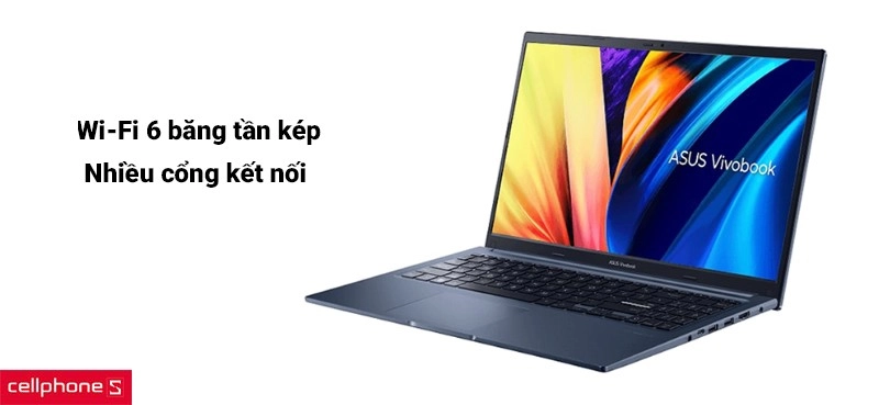 Wifi 6 ổn định, nhiều cổng kết nối tiện dụng