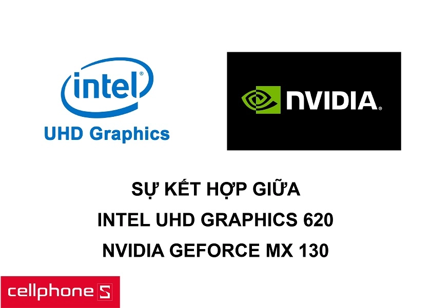 Xử lý đồ hoạ đa dụng với 2 card màn hình MX 130 + Graphics 620 trong máy