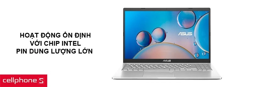 Hoạt động ổn định với chip Intel, pin dung lượng lớn sử dụng nhiều giờ