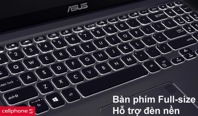 Bàn phím Full-size, khả năng kết nối mạnh mẽ