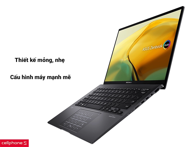 Đánh giá thiết kế Asus ZenBook 14 UX3402ZA-KM218W