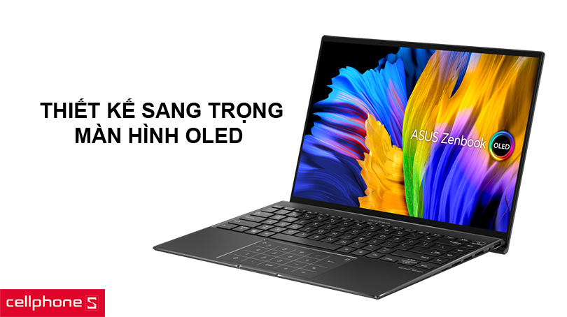 Thiết kế sang trọng mỏng nhẹ, màn hình OLED độ phân giải cao