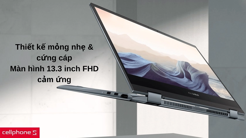 Thiết kế cứng cáp & linh hoạt với màn hình xoay ngược 360 độ