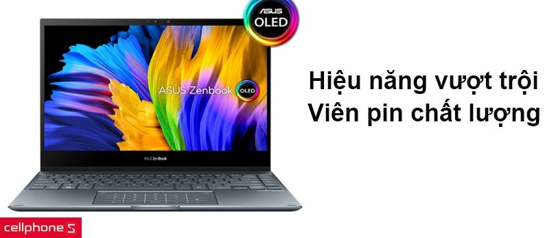 Hiệu năng vượt trội, với viên pin chất lượng tích hợp công nghệ sạc nhanh
