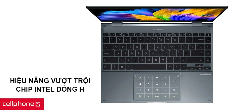 Hiệu năng vượt trội với con chip Intel dòng H mạnh mẽ