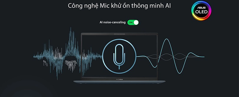 Thiết kế nhỏ gọn, âm thanh khử ồn AI