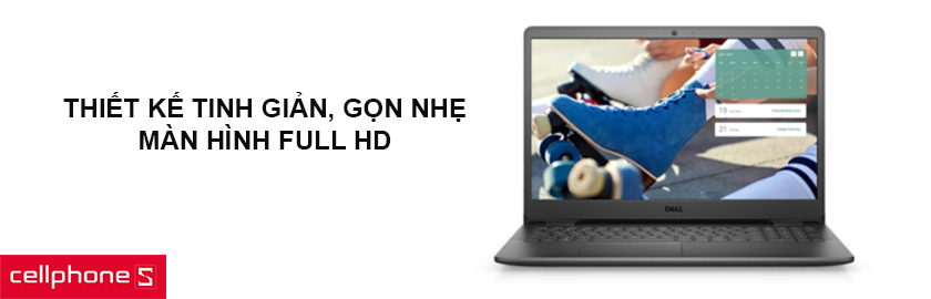 Thiết kế tinh giản, gọn nhẹ, màn hình Full HD rõ nét
