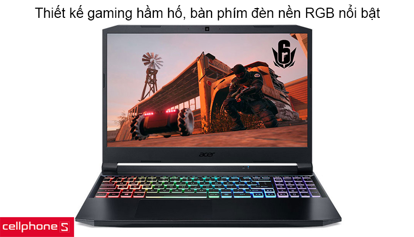 Laptop gaming Acer Nitro 5 AN515-45-R9SC NH.QBRSV.001