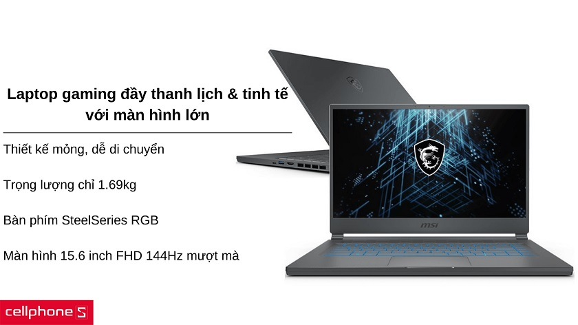 Laptop Gaming MSI Stealth 15M A11SDK 061VN