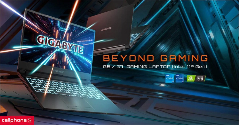 Dòng laptop GIGABYTE G5 & G7