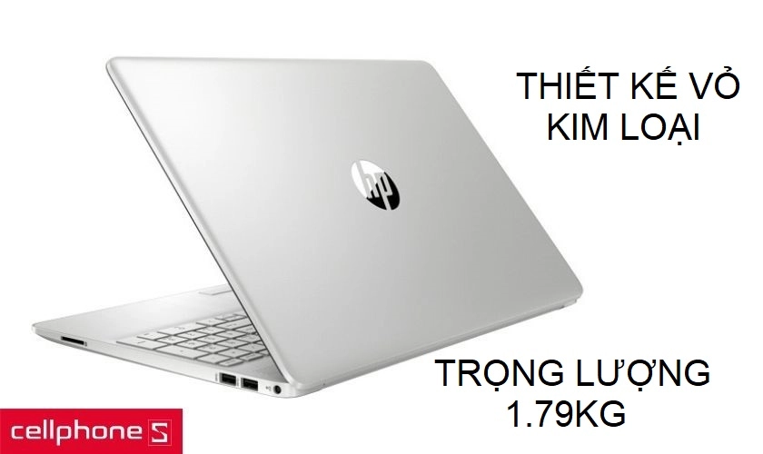 Thiết kế sang trọng, bắt mắt với vỏ ngoài kim loại cùng khối lượng và kích thước gọn nhẹ