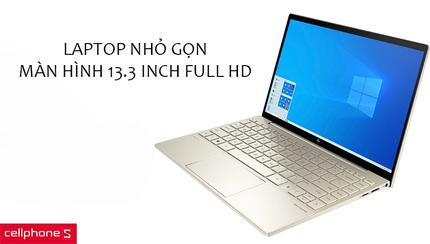 Laptop nhỏ gọn, màn hình 13.3 inch full HD