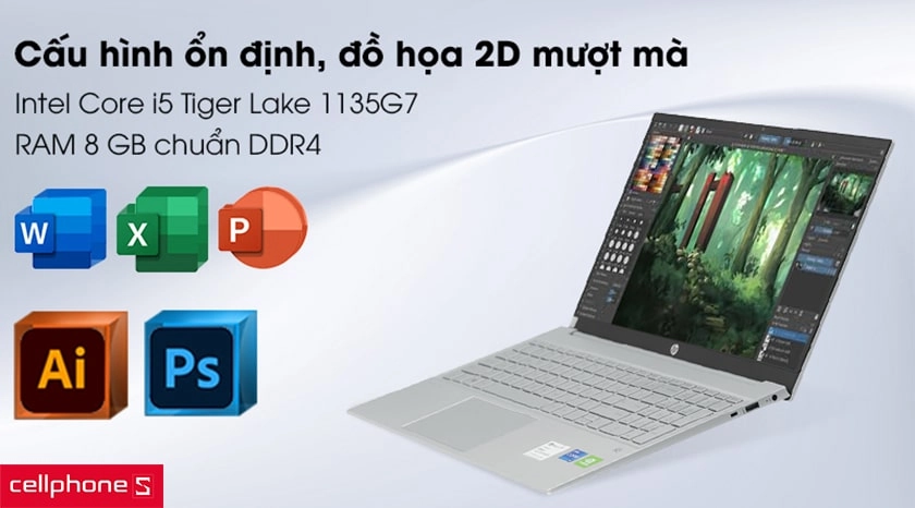 Cấu hình mạnh mẽ, bộ nhớ lưu trữ dung lượng lớn