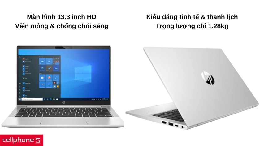 Dễ dàng vận chuyển, màn hình 13.3 inch chống chói