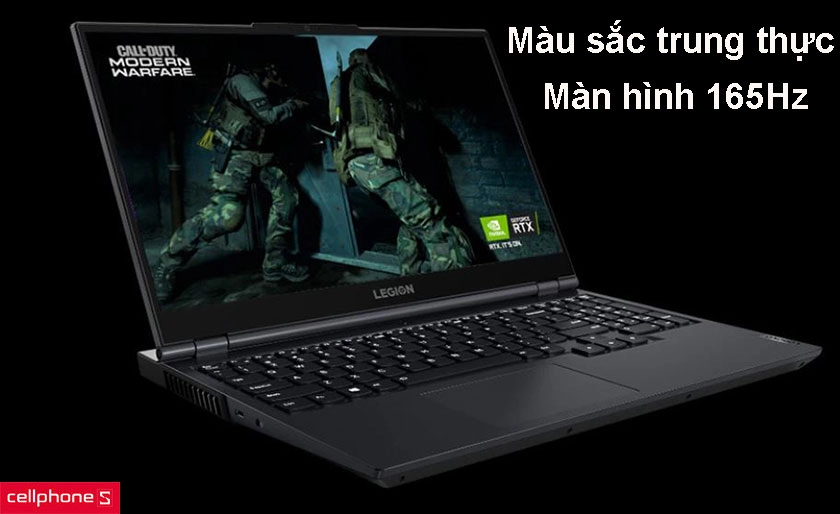 Màn hình 15,6 inch, tần số quét 165hz