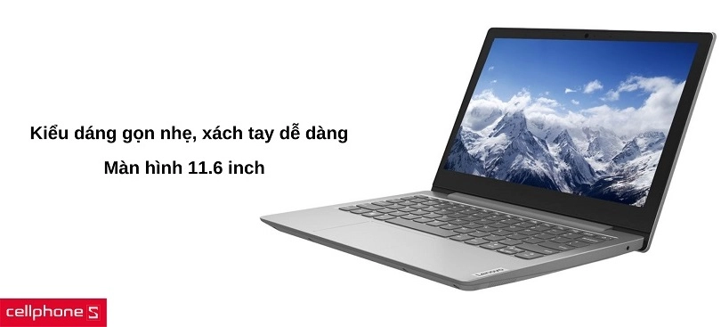 Kiểu dáng xách tay nhẹ gọn, màn hình bắt mắt