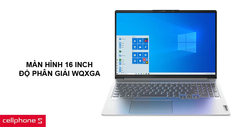Màn hình 16 inch WQXGA, bàn phím full size có đèn nền