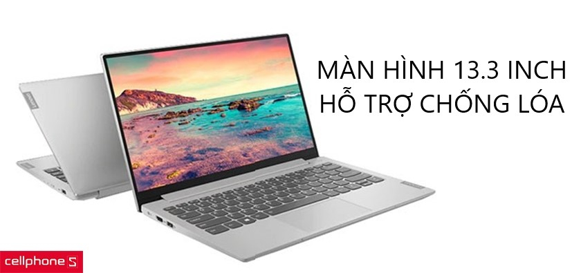 Trọng lượng nhẹ, màn hình IPS 13.3" Full HD, hỗ trợ chống lóa
