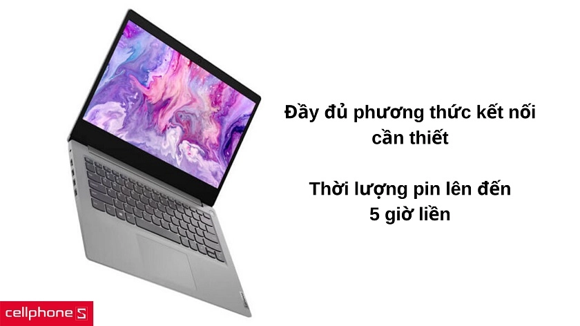 Đa dạng phương thức kết nối, thời lượng pin ấn tượng