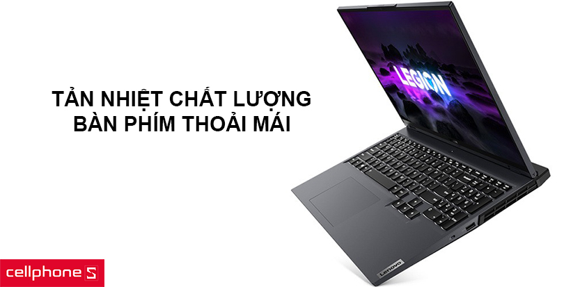 Tản nhiệt chất lượng, bàn phím thoải mái