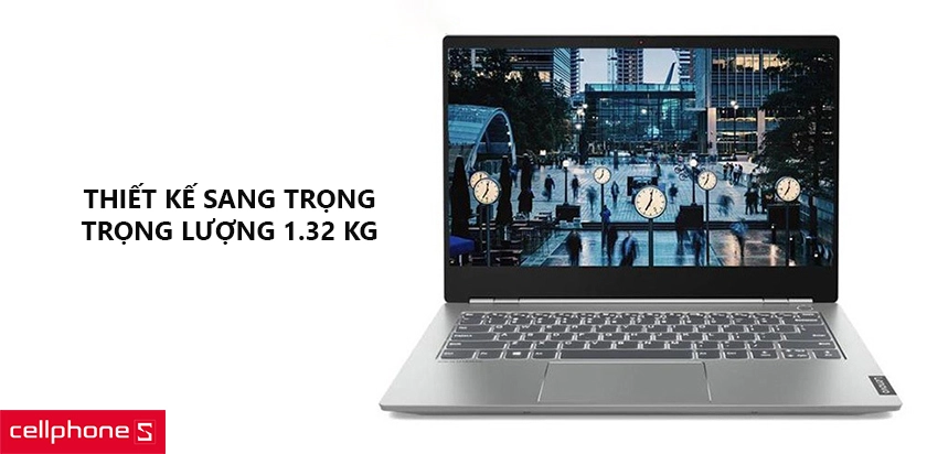 Thiết kế sang trọng, màu xám bạc, trọng lượng siêu nhẹ