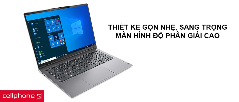 Thiết kế gọn nhẹ, sang trọng cùng màn hình độ phân giải cao