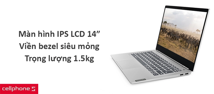 Màn hình 14 inches với viền bezel siêu mỏng, mang đi mọi nơi với trọng lượng chỉ 1.5kg