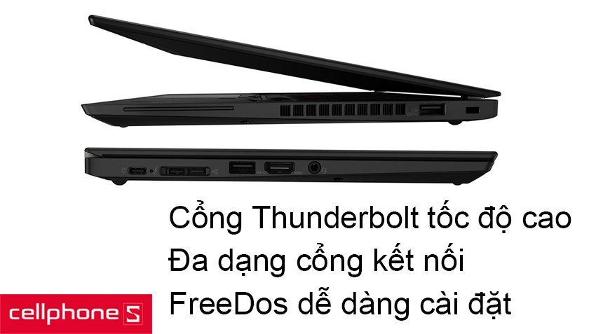 Đa dạng các cổng kết nối và hệ điều hành FreeDos dễ dàng cài đặt