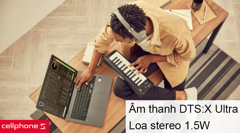 Loa Stereo công suất 1.5W, công nghệ DTS:X Ultra cho âm thanh vòm sống động