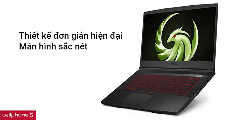 Thiết kế đơn giản hiện đại, màn hình sắc nét